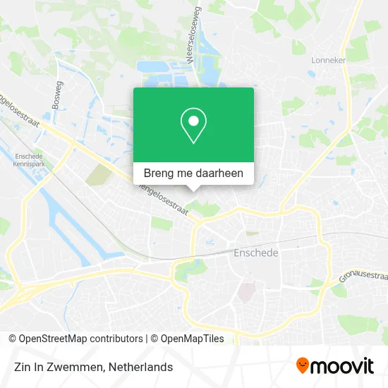Zin In Zwemmen kaart