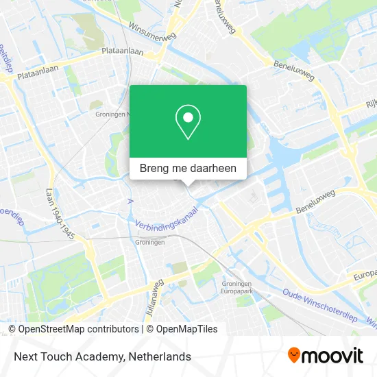 Next Touch Academy kaart