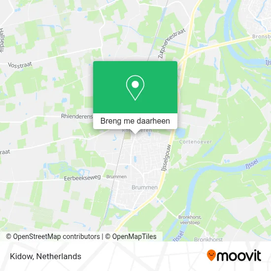 Kidow kaart