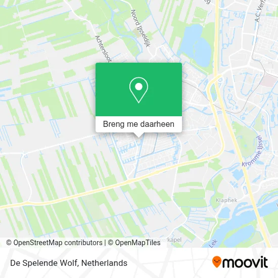 De Spelende Wolf kaart