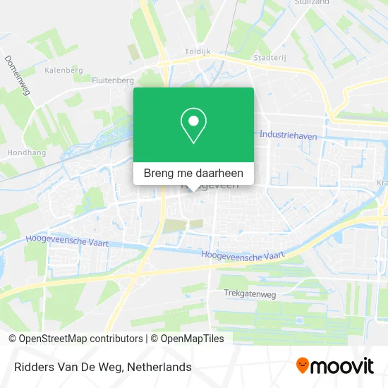 Ridders Van De Weg kaart
