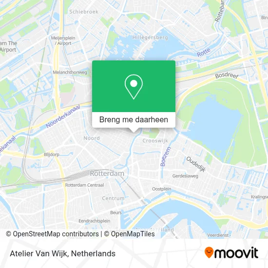 Atelier Van Wijk kaart