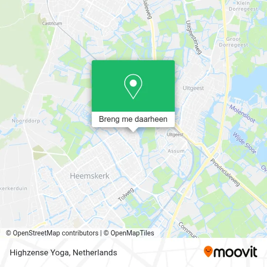 Highzense Yoga kaart