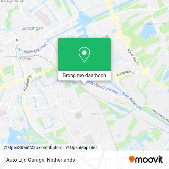 Auto Lijn Garage kaart