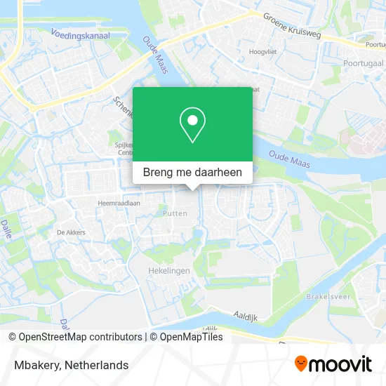 Mbakery kaart