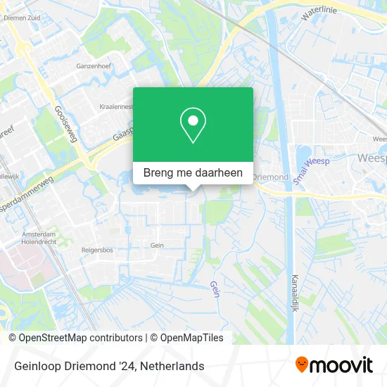 Geinloop Driemond '24 kaart