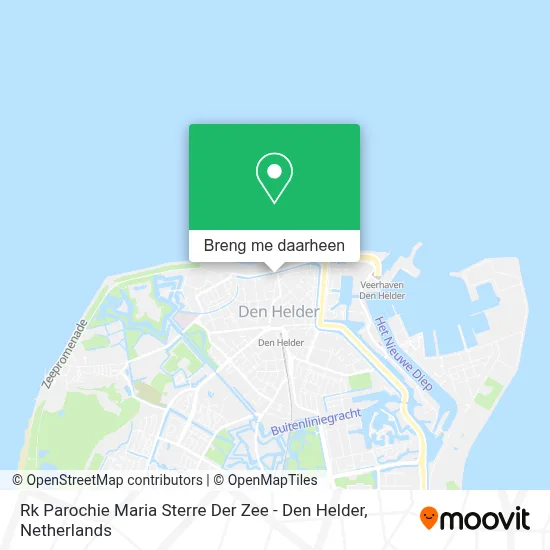 Rk Parochie Maria Sterre Der Zee - Den Helder kaart