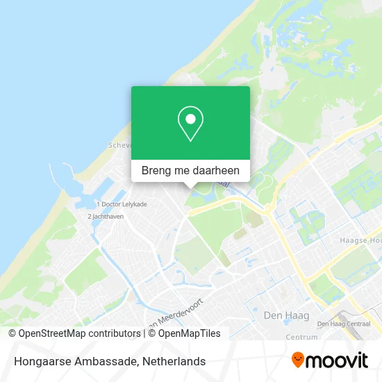 Hongaarse Ambassade kaart