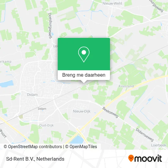 Sd-Rent B.V. kaart