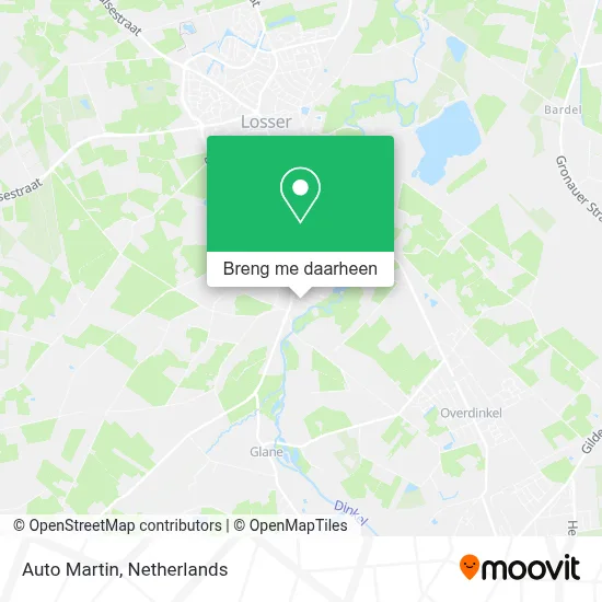 Auto Martin kaart