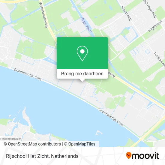 Rijschool Het Zicht kaart