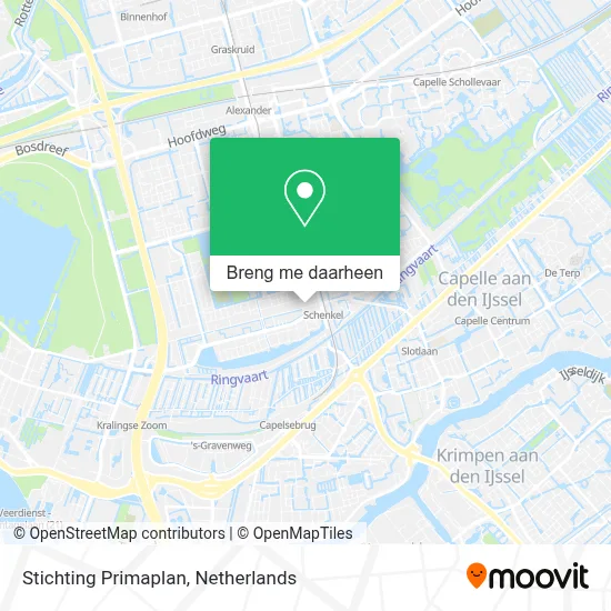 Stichting Primaplan kaart