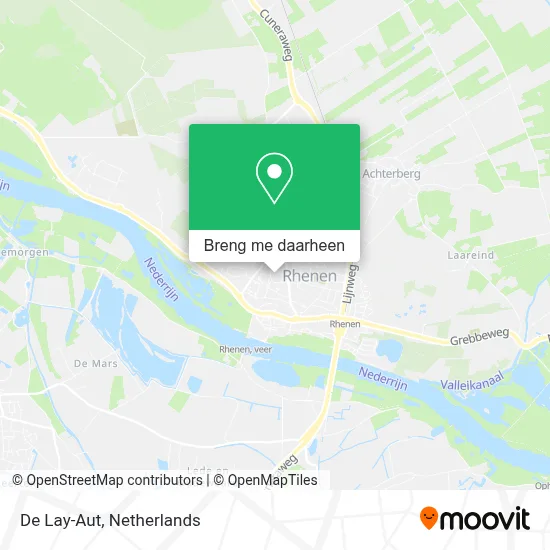 De Lay-Aut kaart