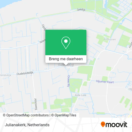 Julianakerk kaart