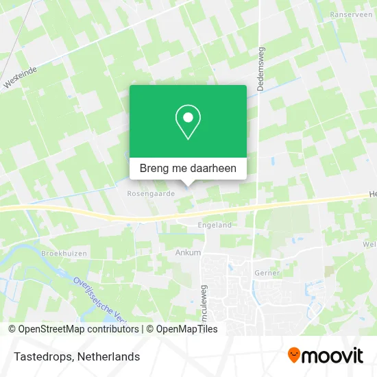 Tastedrops kaart