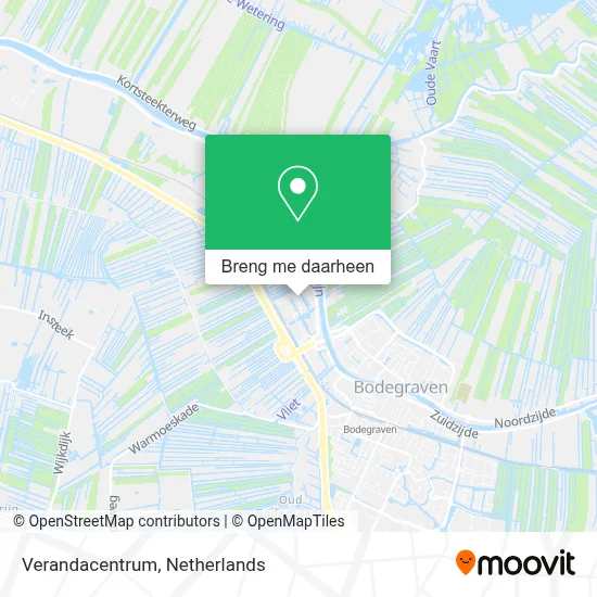 Verandacentrum kaart