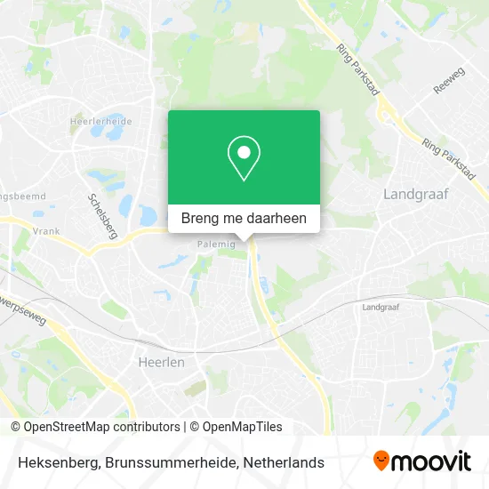Heksenberg, Brunssummerheide kaart