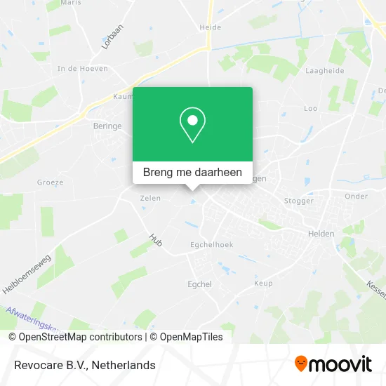Revocare B.V. kaart