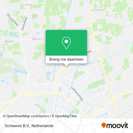 Scheeres B.V. kaart