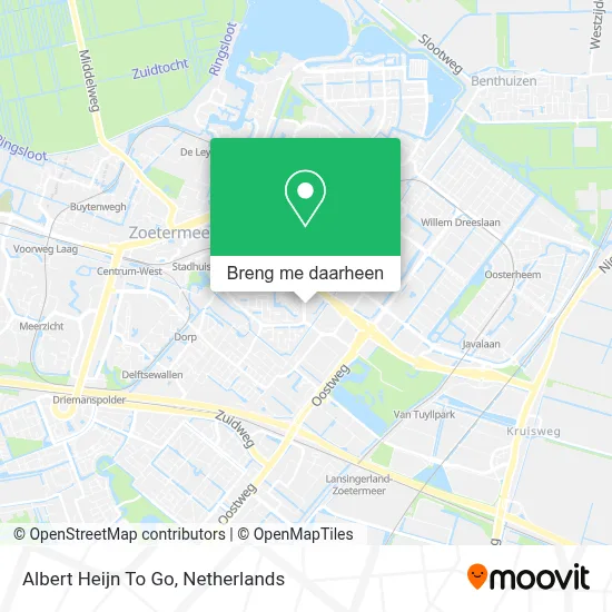 Albert Heijn To Go kaart