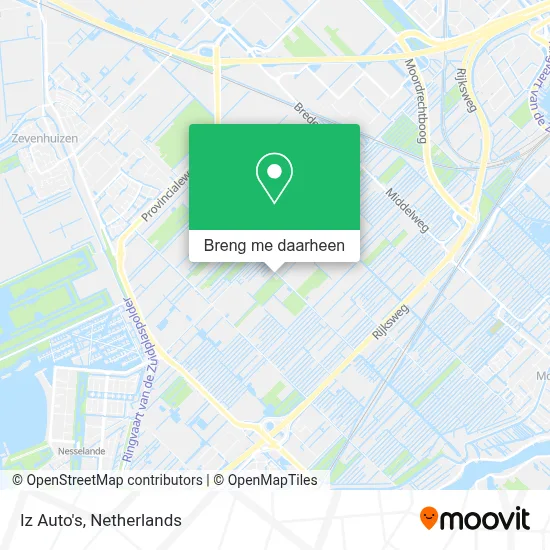 Iz Auto's kaart