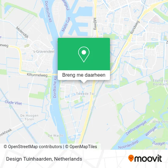 Design Tuinhaarden kaart