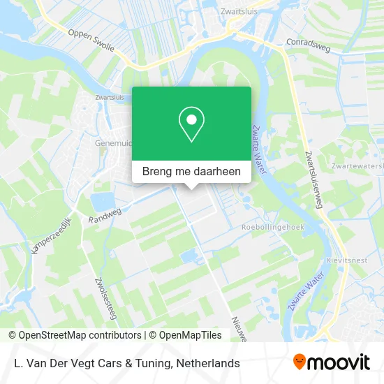 L. Van Der Vegt Cars & Tuning kaart