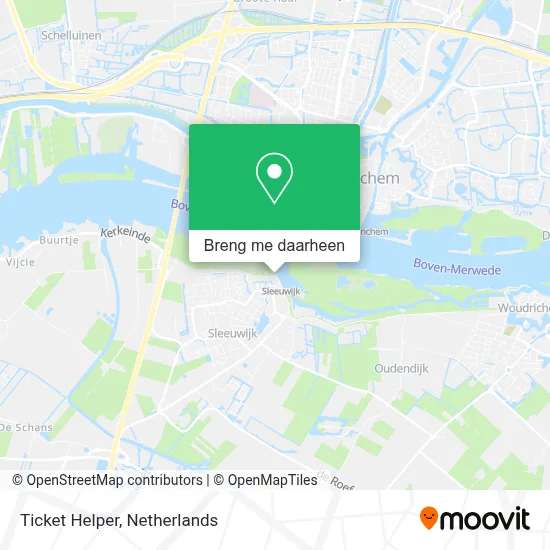 Ticket Helper kaart