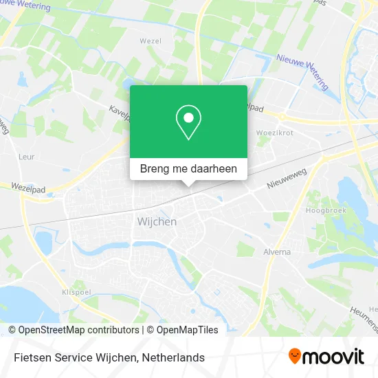 Fietsen Service Wijchen kaart