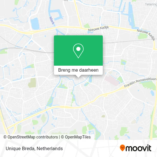 Unique Breda kaart