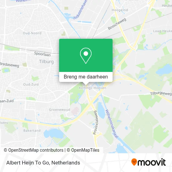 Albert Heijn To Go kaart
