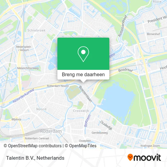 Talentin B.V. kaart