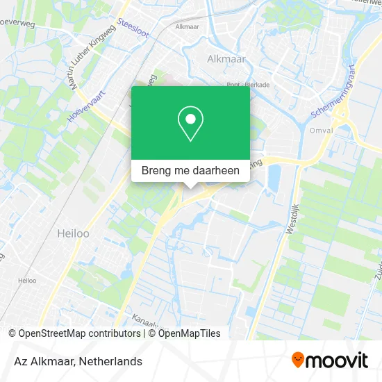 Az Alkmaar kaart