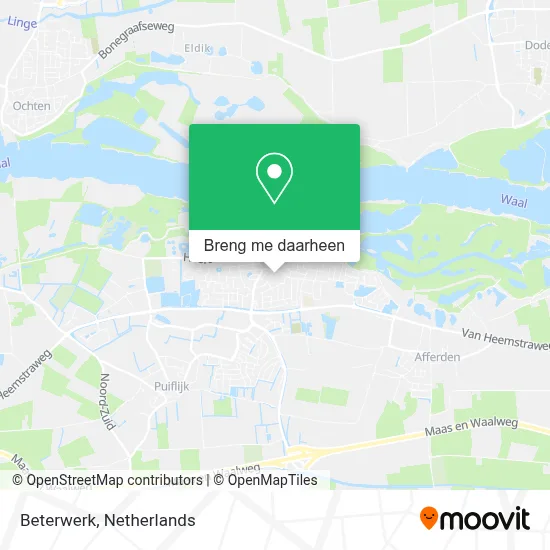 Beterwerk kaart