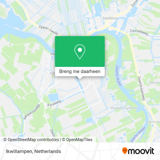 Ikwillampen kaart