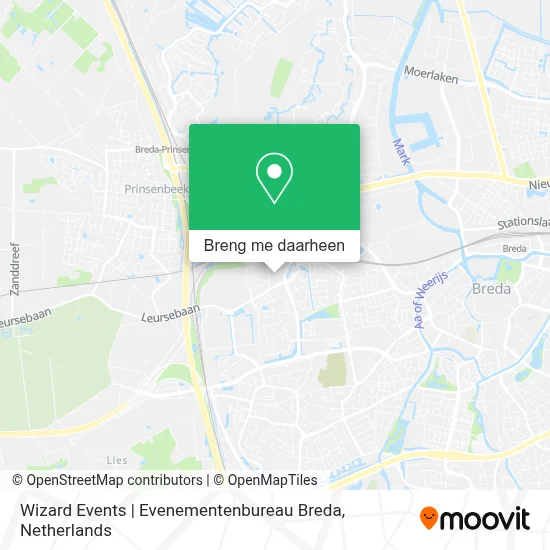 Wizard Events | Evenementenbureau Breda kaart
