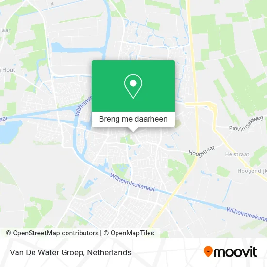 Van De Water Groep kaart