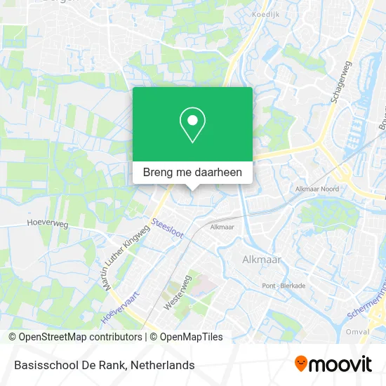 Basisschool De Rank kaart