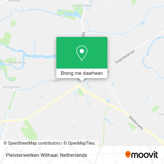 Pleisterwerken Withaar kaart