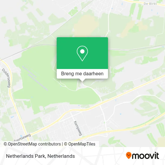 Netherlands Park kaart