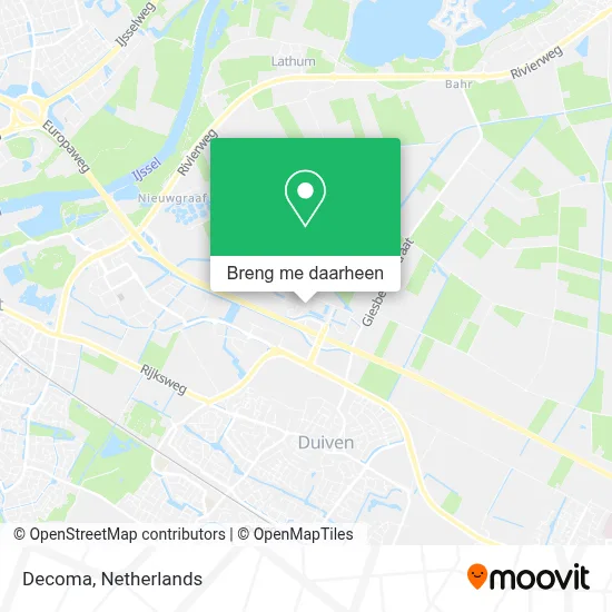 Decoma kaart