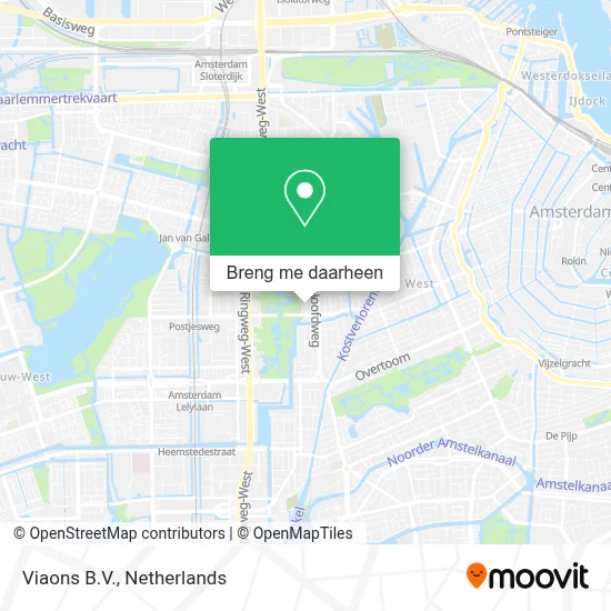 Viaons B.V. kaart
