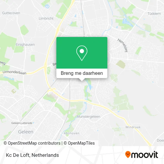 Kc De Loft kaart