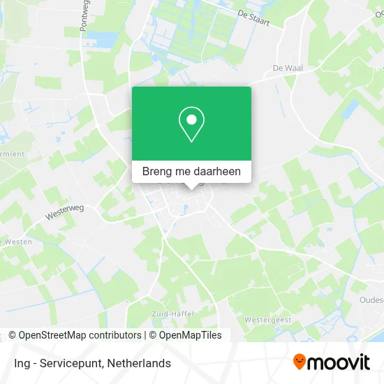 Ing - Servicepunt kaart