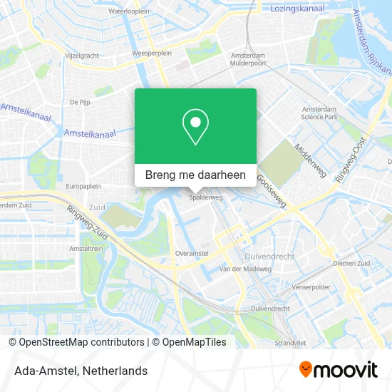 Ada-Amstel kaart
