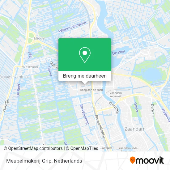 Meubelmakerij Grip kaart