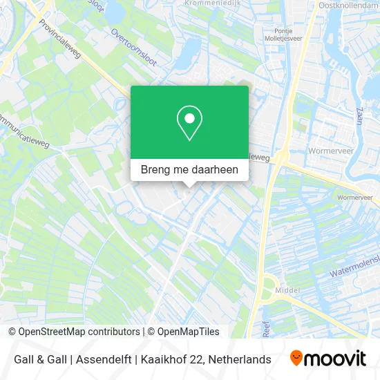 Gall & Gall | Assendelft | Kaaikhof 22 kaart