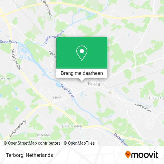 Terborg kaart