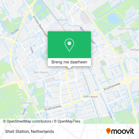 Shell Station kaart