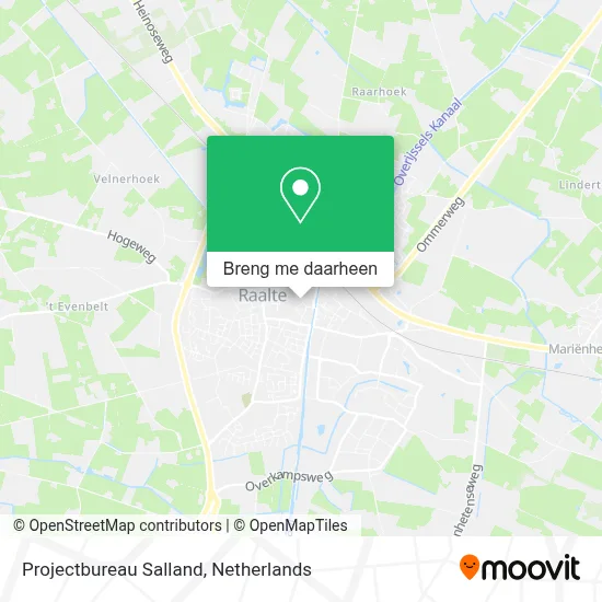 Projectbureau Salland kaart